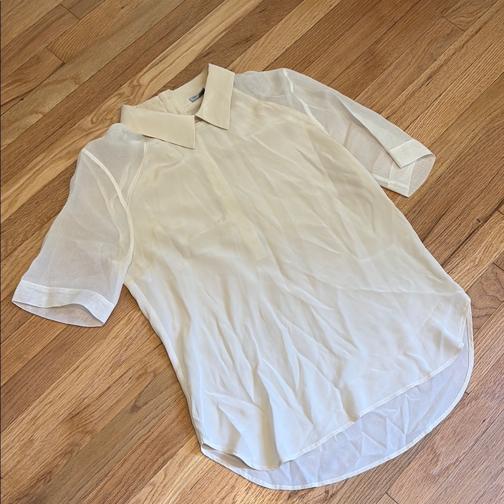 Women’s Sheer White Shirt